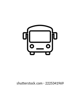 Bus icon vector illustration. bus sign and symbol. transport symbol