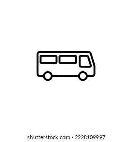 Bus icon vector illustration. bus sign and symbol. transport symbol