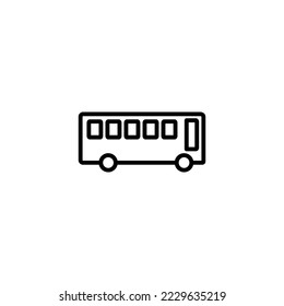 Bus icon vector illustration. bus sign and symbol. transport symbol