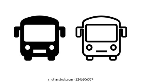 Bus icon vector illustration. bus sign and symbol. transport symbol