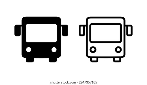 Bus icon vector illustration. bus sign and symbol. transport symbol