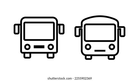 Bus icon vector illustration. bus sign and symbol. transport symbol