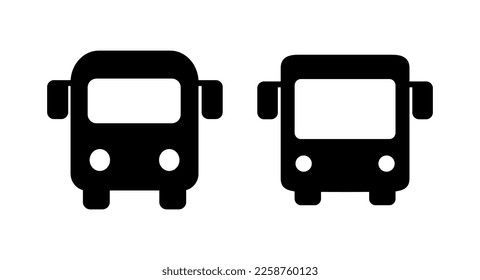 Bus icon vector illustration. bus sign and symbol. transport symbol