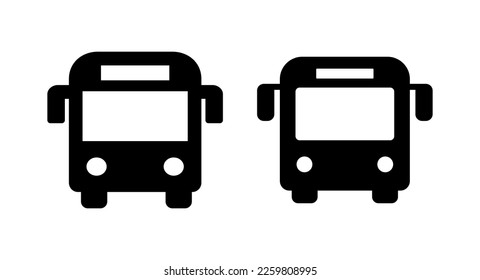 Bus icon vector illustration. bus sign and symbol. transport symbol