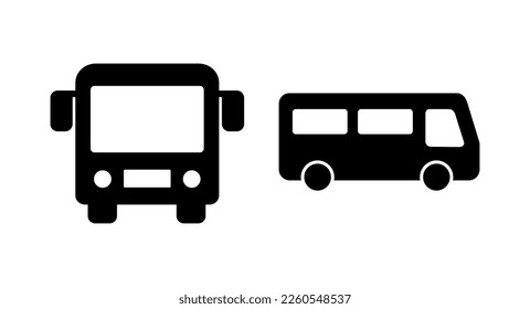 Bus icon vector illustration. bus sign and symbol. transport symbol