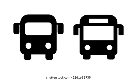 Bus icon vector illustration. bus sign and symbol. transport symbol