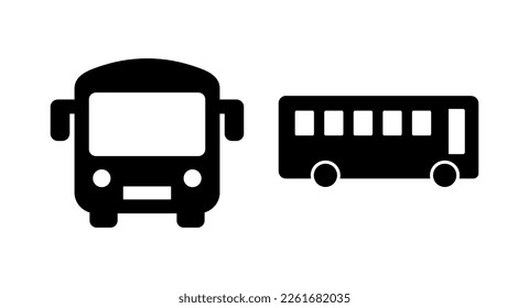 Bus icon vector illustration. bus sign and symbol. transport symbol