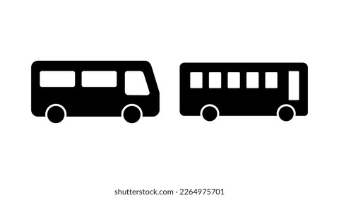 Bus icon vector illustration. bus sign and symbol. transport symbol