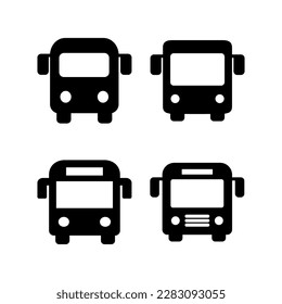 Bus icon vector illustration. bus sign and symbol. transport symbol