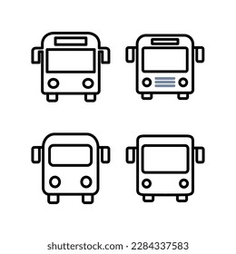 Bus icon vector illustration. bus sign and symbol. transport symbol