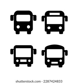 Bus icon vector illustration. bus sign and symbol. transport symbol