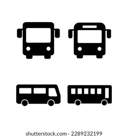 Bus icon vector illustration. bus sign and symbol. transport symbol