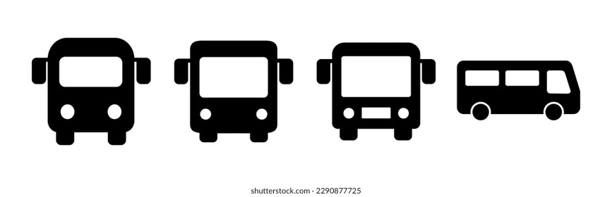 Bus icon vector illustration. bus sign and symbol. transport symbol