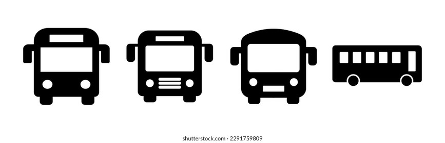 Bus icon vector illustration. bus sign and symbol. transport symbol