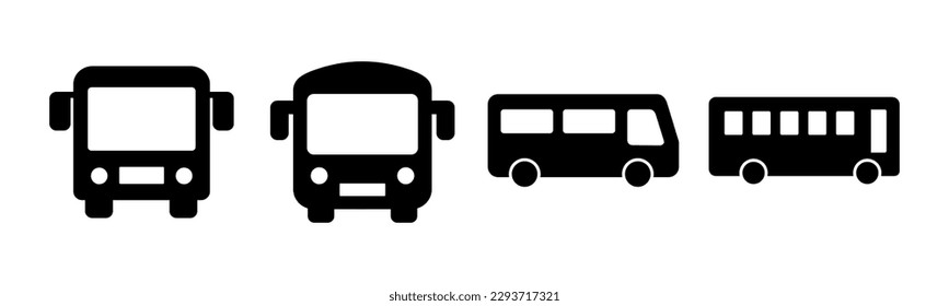 Bus icon vector illustration. bus sign and symbol. transport symbol