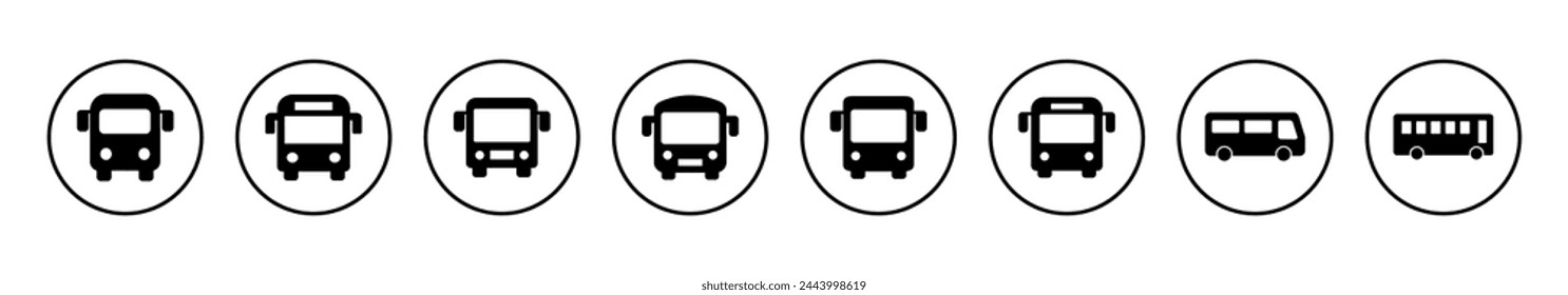 Bus icon vector illustration. bus sign and symbol. transport symbol