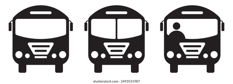 Bus icon vector illustration. bus sign and symbol. transport symbol