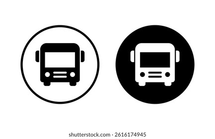 Bus icon vector illustration. bus sign and symbol. transport symbol