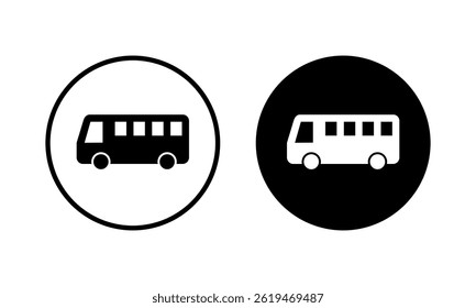Bus icon vector illustration. bus sign and symbol. transport symbol