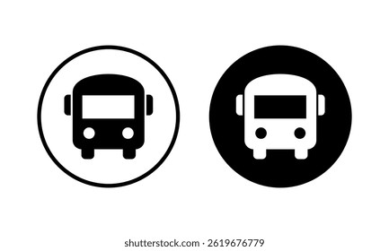 Bus icon vector illustration. bus sign and symbol. transport symbol