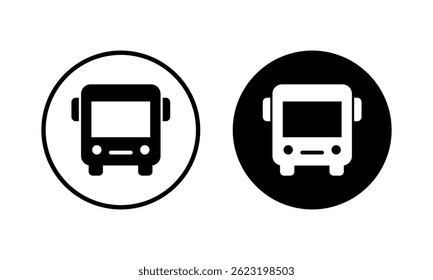 Bus icon vector illustration. bus sign and symbol. transport symbol