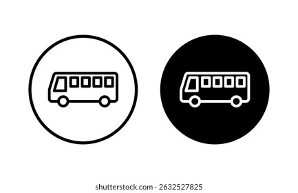 Bus icon vector illustration. bus sign and symbol. transport symbol
