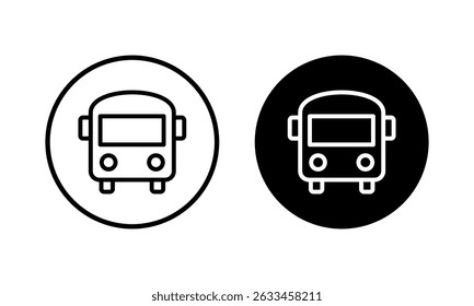 Bus icon vector illustration. bus sign and symbol. transport symbol
