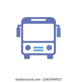 bus icon vector illustration style