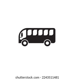 diseño de símbolo de ilustración de vector de icono de bus