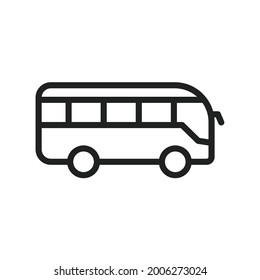 Bus icon vector image. Can also be used for Physical Fitness. Suitable for mobile apps, web apps and print media.