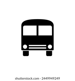 Bus icon. Bus vector isolated on white background.