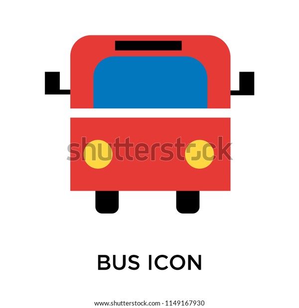 Bus icon vector isolated on
white background for your web and mobile app design, Bus logo
concept