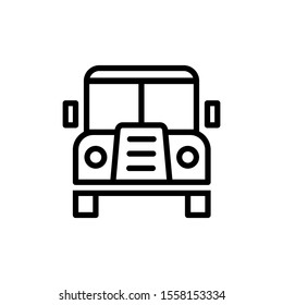 Bus Icon Vector Logo Template Design Illustration  Eps - 10