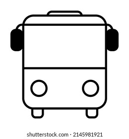 Bus Icon Vector, Mass Transportation Icon, Mass Transit Icon Vector