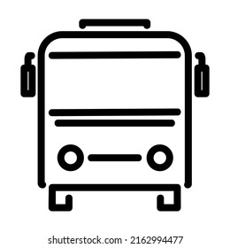 Bus Icon Vector Mass Transportation Icon Stock Vector (Royalty Free ...