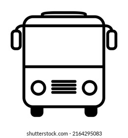 Bus Icon Vector, Mass Transportation Icon, Mass Transit