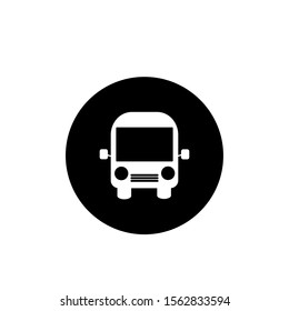 The bus icon vector on EPS 10 is used for graphic and web design
