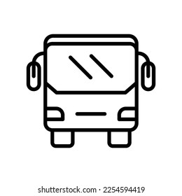 Bus icon vector on trendy design