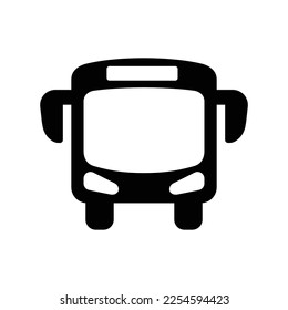 Bus icon vector on trendy design