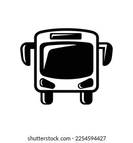Vector de iconos de bus en diseño de moda