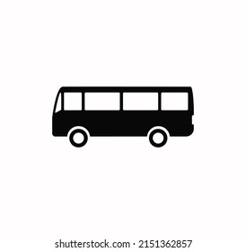 Bus icon vector on a white background
