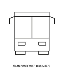Bus-Icon-Vektorgrafik-Stil