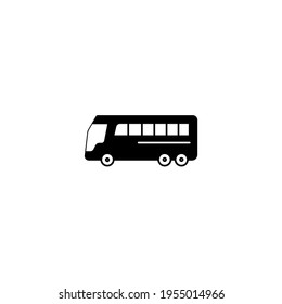 Bus icon vector sign isolated on white background