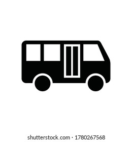 símbolo vectorial de icono de bus