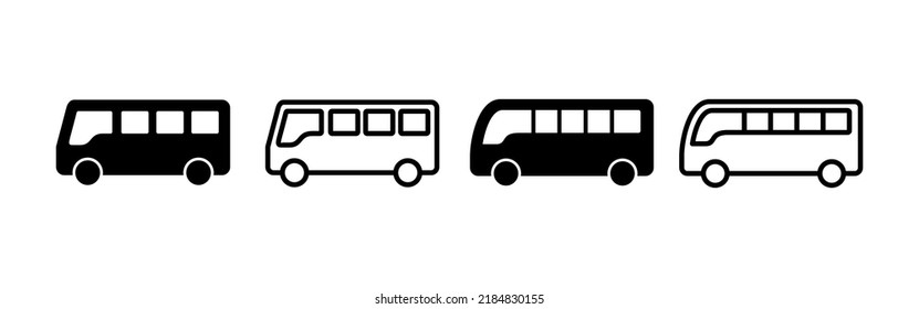 Bus icon vector. bus sign and symbol