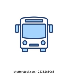 Bus icon vector. bus sign and symbol