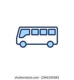 Bus icon vector. bus sign and symbol