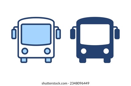 Bus icon vector. bus sign and symbol