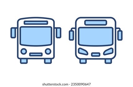 Bus icon vector. bus sign and symbol