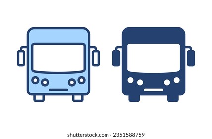 Bus icon vector. bus sign and symbol